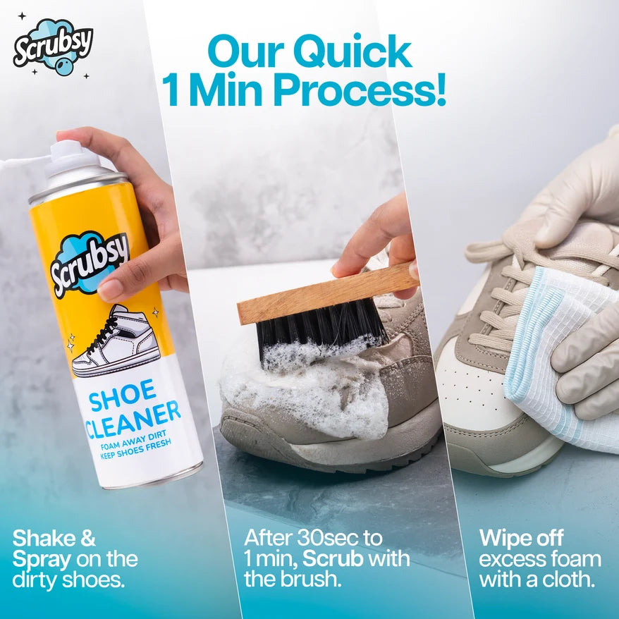 India's #1 Foam-Based Footwear Cleaner For All Dust Removal 🔥