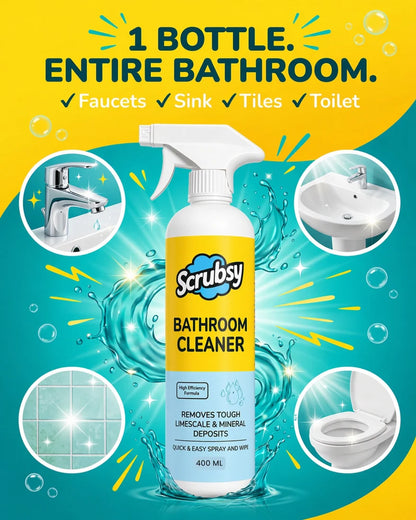 Indias #1 All-in-1 Bathroom Cleaner (400ml + 400ml FREE)