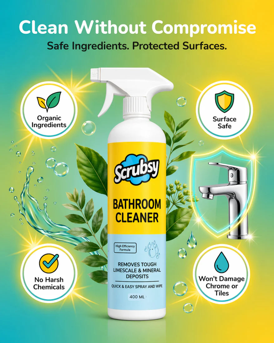 Indias #1 All-in-1 Bathroom Cleaner (400ml + 400ml FREE)