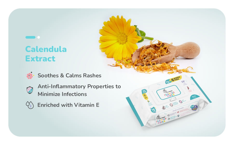 India's #Number One Natural Baby Wipes With Calendula Extract | 40% Off 🔥