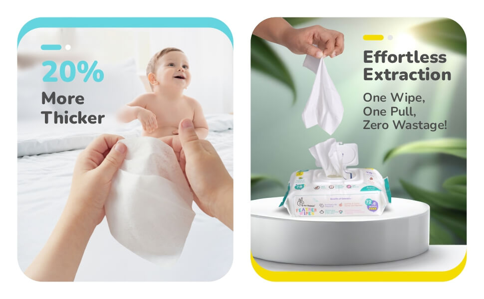 India's #Number One Natural Baby Wipes With Calendula Extract | 40% Off 🔥